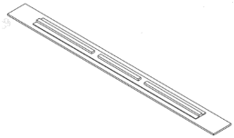 Zadní guma stírací lišty