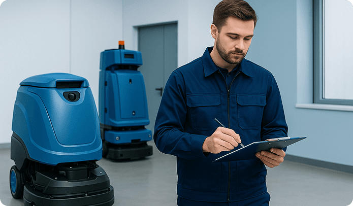 Robot service technicians